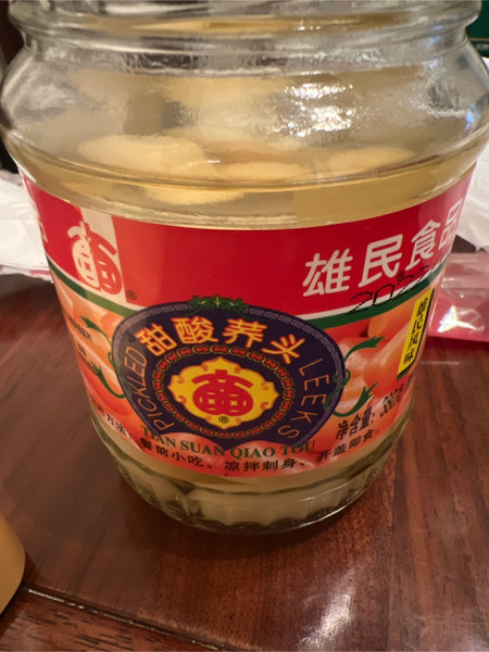 雄琪 雄民甜酸荞头380g