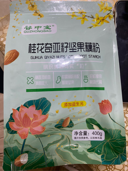 谷中宝 桂花奇亚籽坚果藕粉