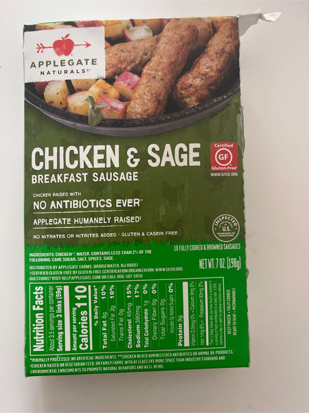 Applegate Chickensausage