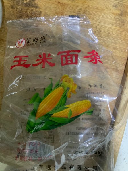 汇好运 玉米面条250克