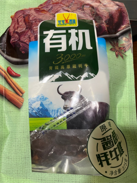 可可西里 375克有机酱卤牦牛腱(原味)