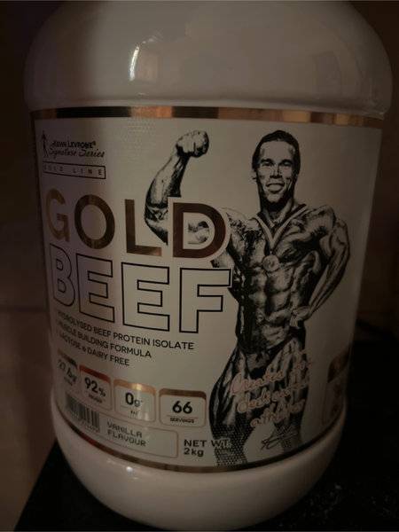 Kevin Levrone 凯文金标牛肉分离蛋白粉【香草味】