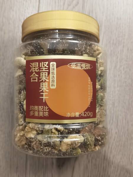 森宝 全球甄选原料(天猫积分) 罐装混合坚果果干420g