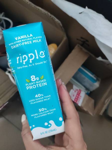 ripple 香草风味豌豆蛋白乳