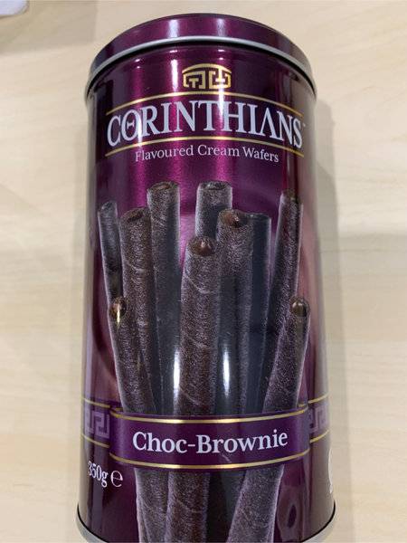 Corinthians Choc-brownie cream wafers