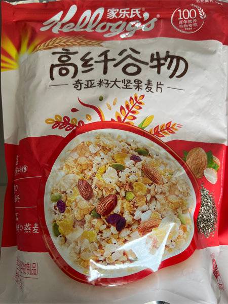 家乐氏 /Kellogg's高纤谷物奇亚籽大坚果麦片