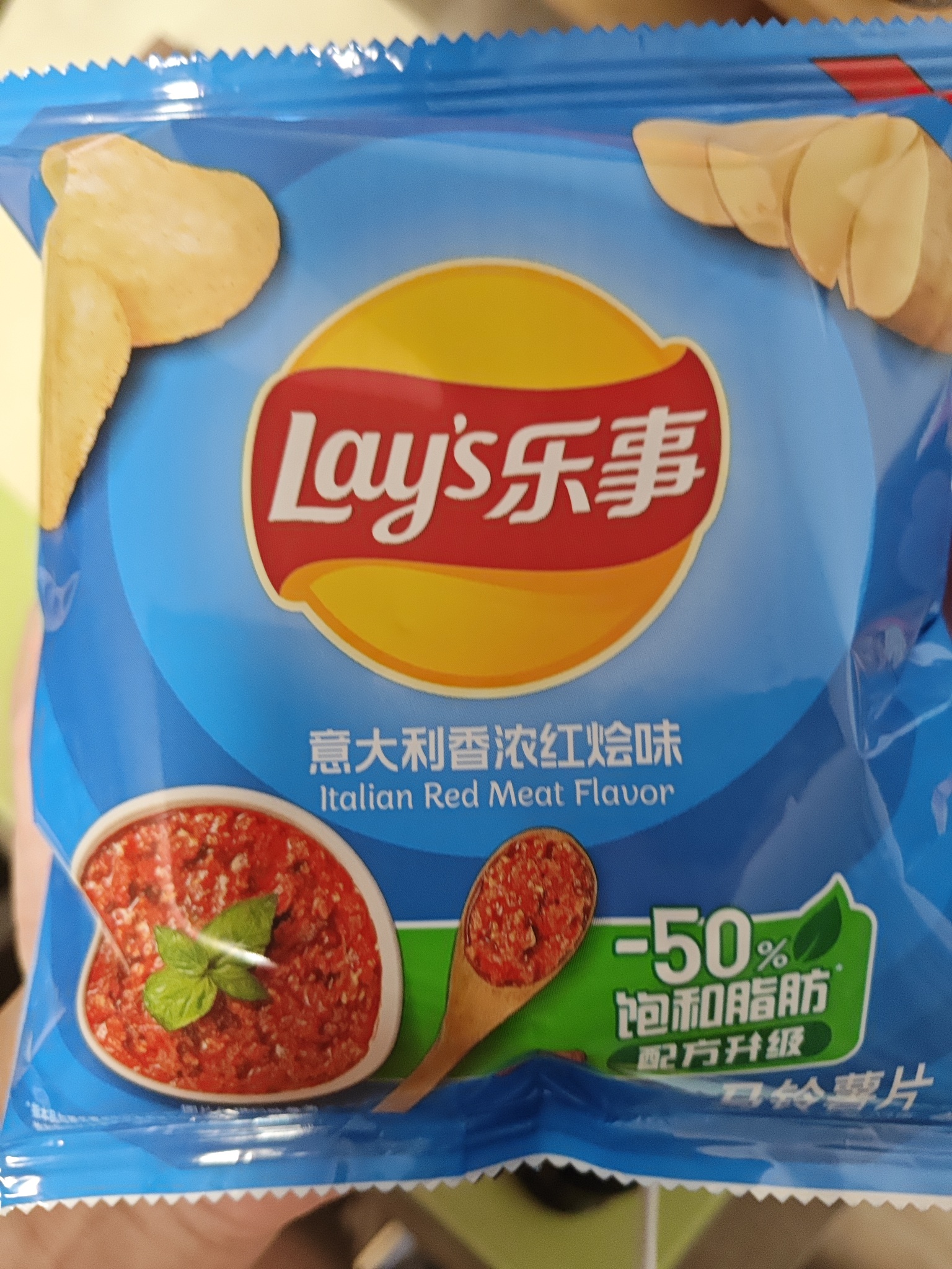 Lays<em>乐事</em> <em>乐事</em><em>乐事</em>意大利香浓红烩味23克*50包