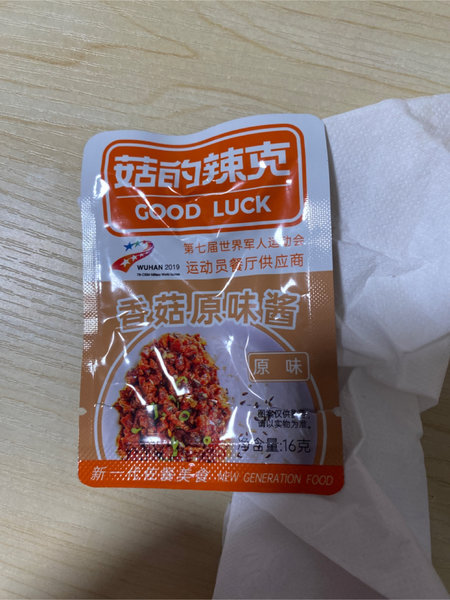 菇的辣克 豉香味香菇酱 16g包装袋