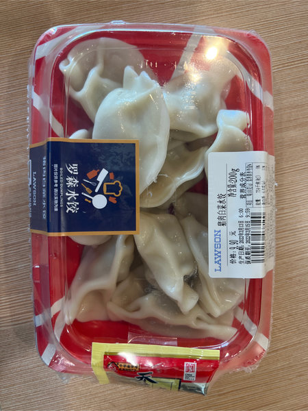 罗森 猪肉白菜水饺 饺子