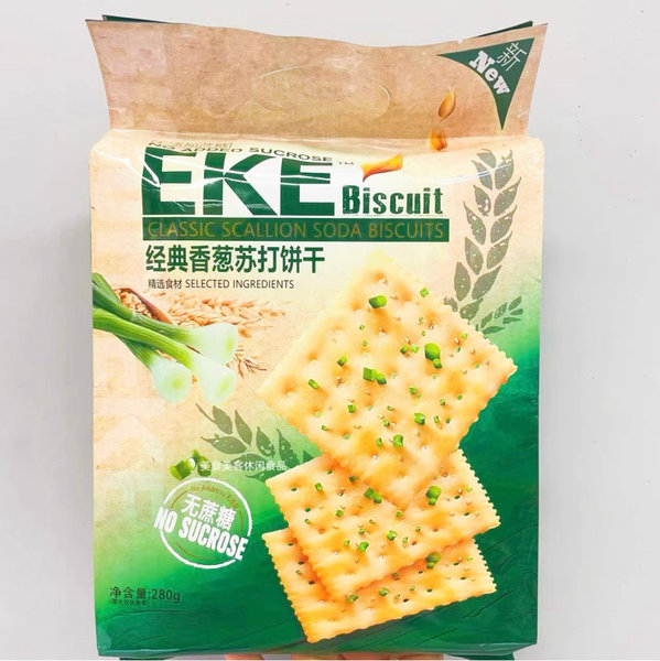 EKE 经典香葱苏打饼干