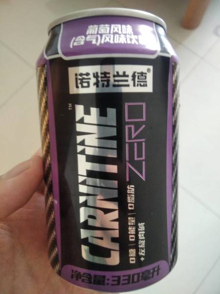 诺特兰德 CARNITINE ZERO葡萄风味(含气)风味饮料330mL(普通罐)