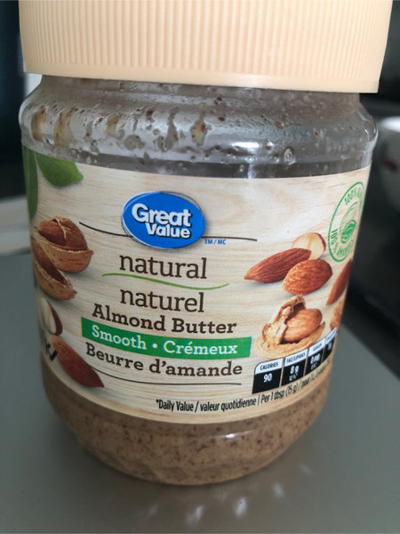 <em>Great</em> value NaturalAlmondButter