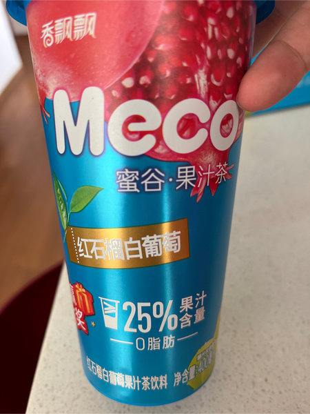 香飘飘 <em>Meco</em><em>蜜谷</em>红石榴白葡萄<em>果汁</em><em>茶<em>饮料</em></em>400<em>ml</em>×8