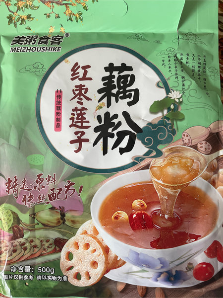 美粥食客 红枣莲子藕粉