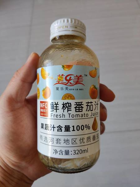 菓乐美 鲜榨100%黄番茄汁