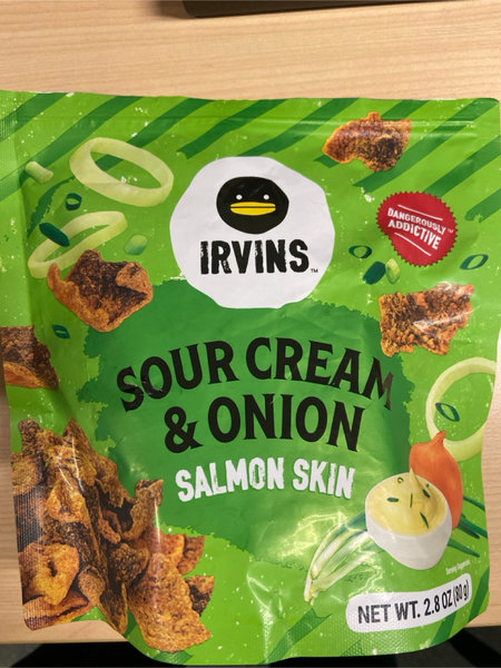 Irvins SourCream&OnionSalmonSkin