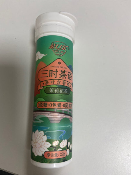 茶口乐 三时茶语系列茉莉花茶口味含茶制品