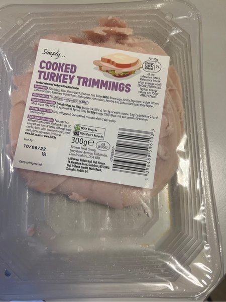 Lidl Cookedturkeytrimmings