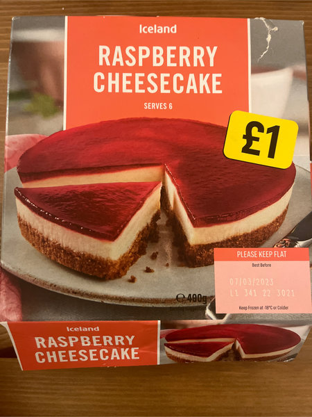 iceland RaspberryCheesecake