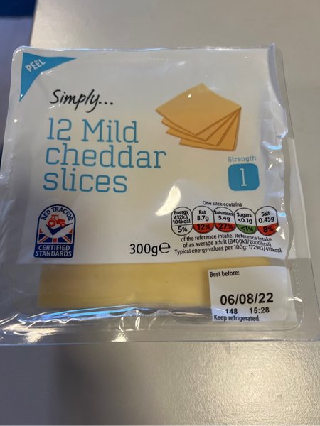 Lidl Mildcheddarslices