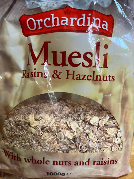 Orchardina Muesliraisins&hazelnuts