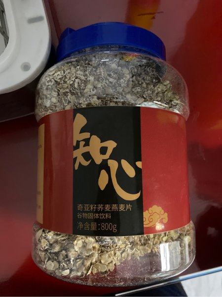 知心奶奶 罐装奇亚籽<em>荞麦</em>燕麦片<em>800g</em>