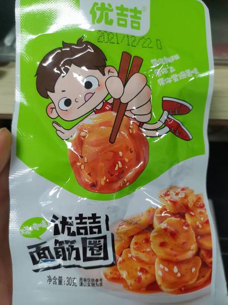 优喆 面筋圈烧烤味