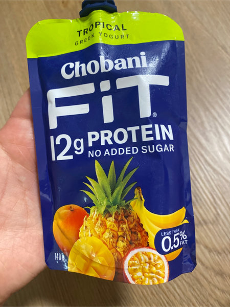 Chobani <em>fit</em> 12g蛋白质<em>希腊</em><em>酸奶</em>【热带水果】