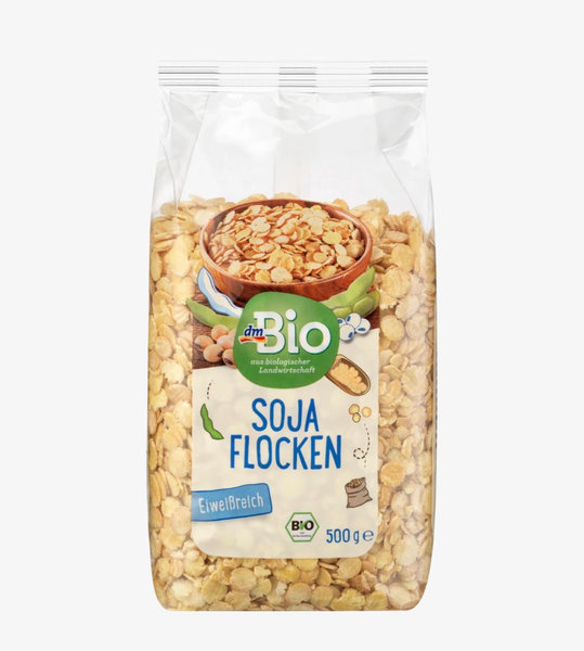 dmBio Flocken,Soja-Flocken