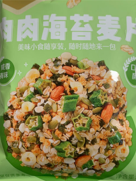 良品铺子 <em>肉肉</em><em>海苔</em>麦片25g