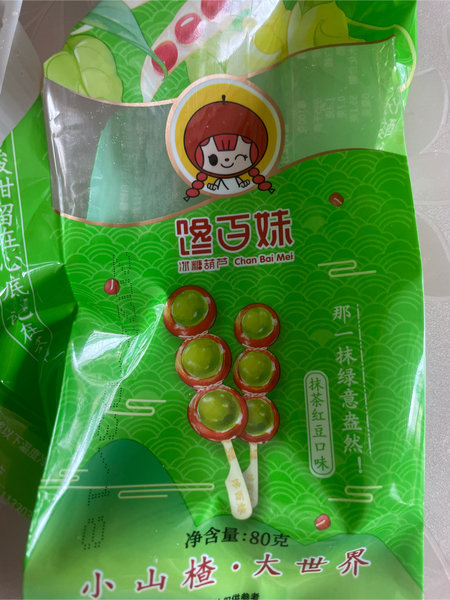 馋百妹 冰糖葫芦(抹茶红豆口味)