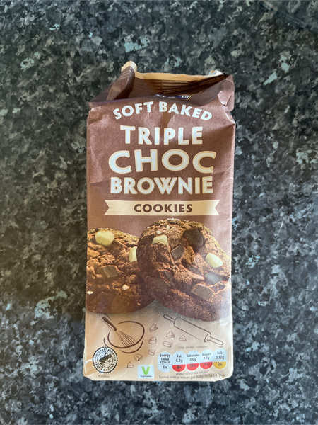 Lidl SoftBakedTripleChocBrownieCookies