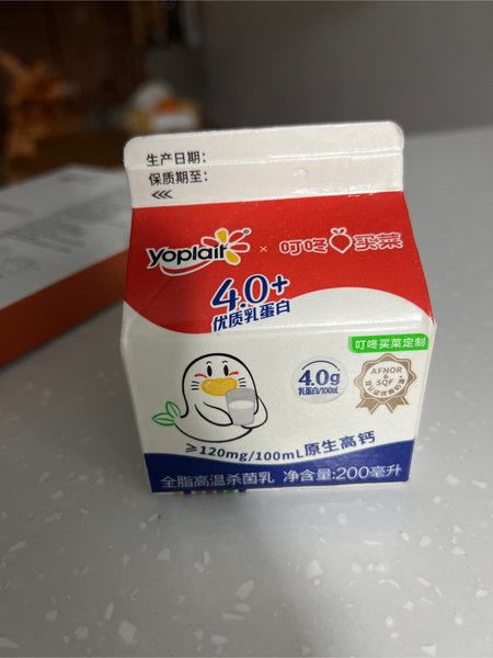 优诺yoplait 4.0+优蛋白牛奶