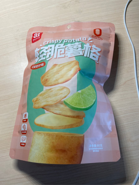 A1零食研究所 a1轻脆<em>薯格</em>沁爽青柠味