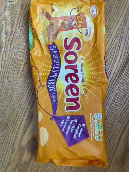 Soreen bananaflavouredcake