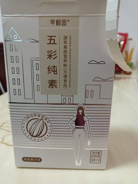 早颐园 五彩纯素源萃果蔬方便食品(燕麦椰子味)