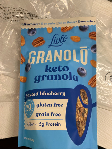 livlo 蓝莓糖霜granola