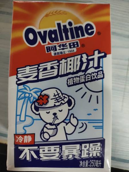 Ovaltine<em>阿</em><em>华田</em> <em>阿</em><em>华田</em>麦香椰汁250ml