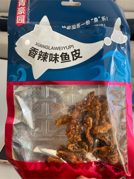 青豪园 香辣味鱼皮