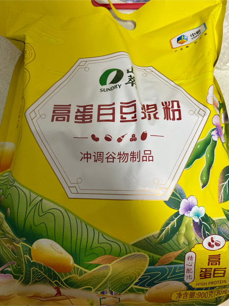 山萃 高蛋白豆浆粉900克