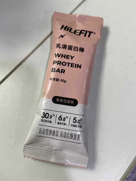 hilefit 乳清<em>蛋白</em>棒<em>30g</em>(蜜桃乌龙口味)