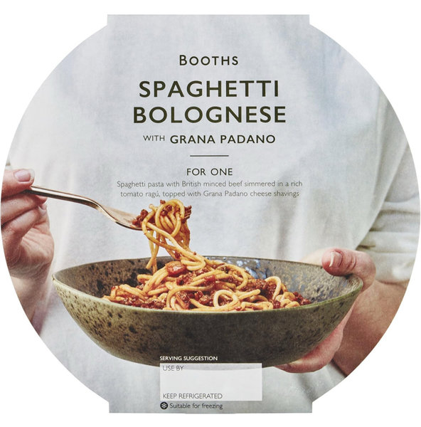 <em>Booths</em> -SpaghettiBolognesewithGranaPadano(400g