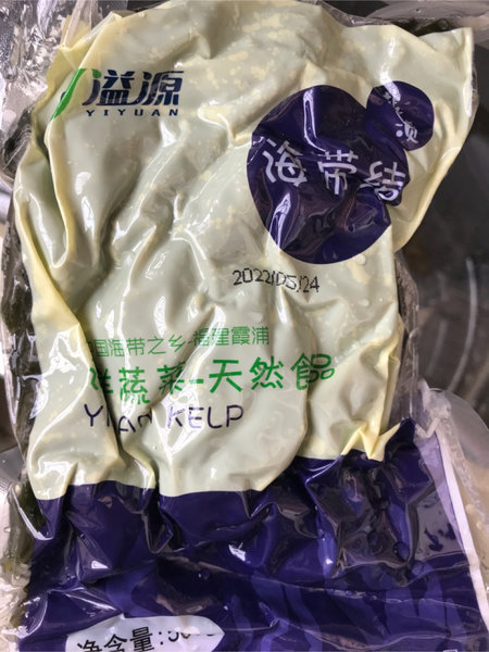 溢源 盐渍海带结500g