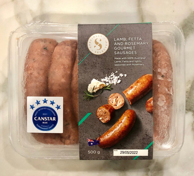 <em>special</em>ly selected LambSausages