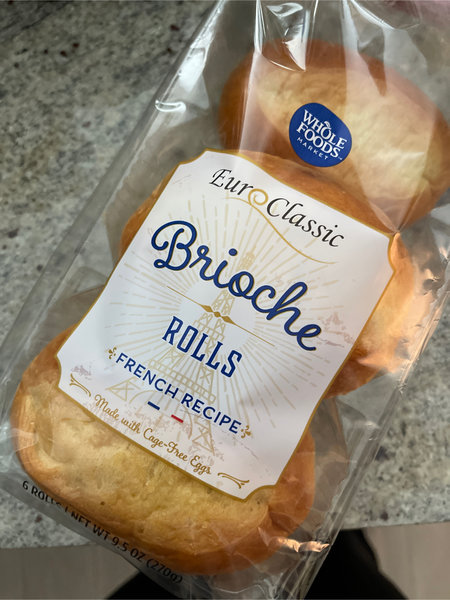 Whole Foods BriocheRolls