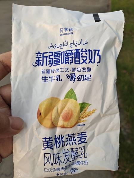 好享侬 新疆嚼酸奶(黄桃燕麦)