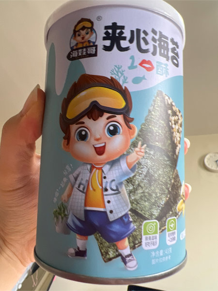 江苏食指馋食品 夹心海苔(南瓜子味)