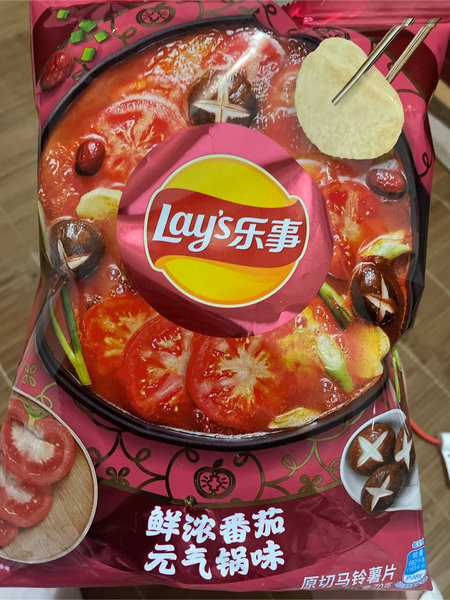 Lays<em>乐事</em> <em>乐事</em><em>鲜浓</em><em>番茄</em>元气锅<em>味</em>70克