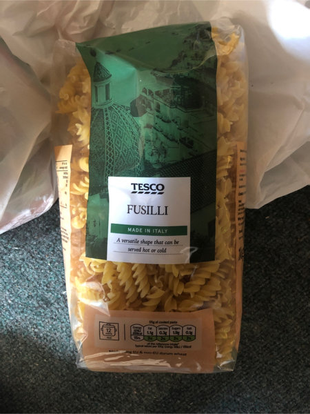 <em>Tesco</em> Fusilli <em>Tesco</em>螺旋意面