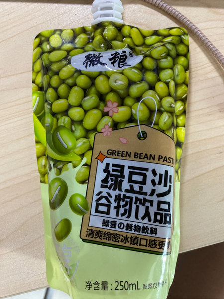 微粮 绿豆沙袋装250ml